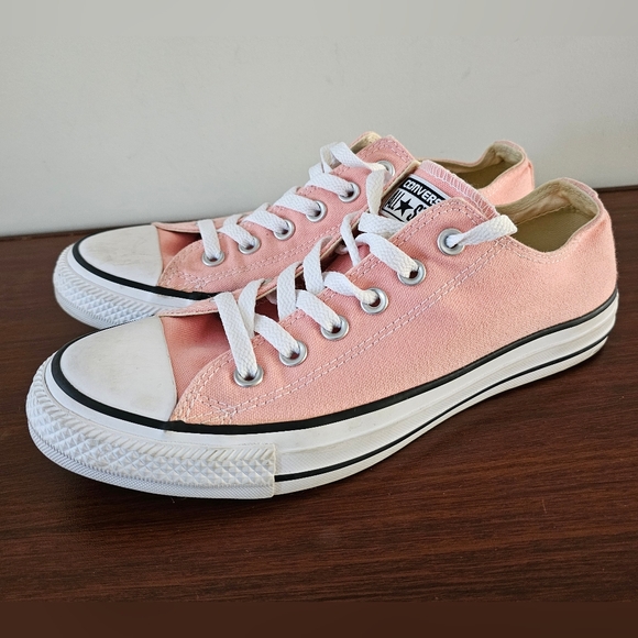 CONVERSE All Star Low Unisex Pink Lace Up Sneakers, Shoes - Picture 5 of 9